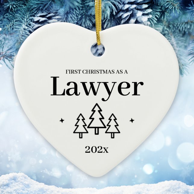 Diplôme de l'école de droit des avocats Ornement d (Lawyer Law School Graduation Christmas Ornament
)