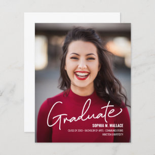 Diplômé de l'Université Economique avec photo