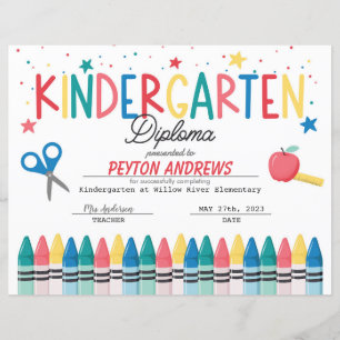 Diplôme de maternelle