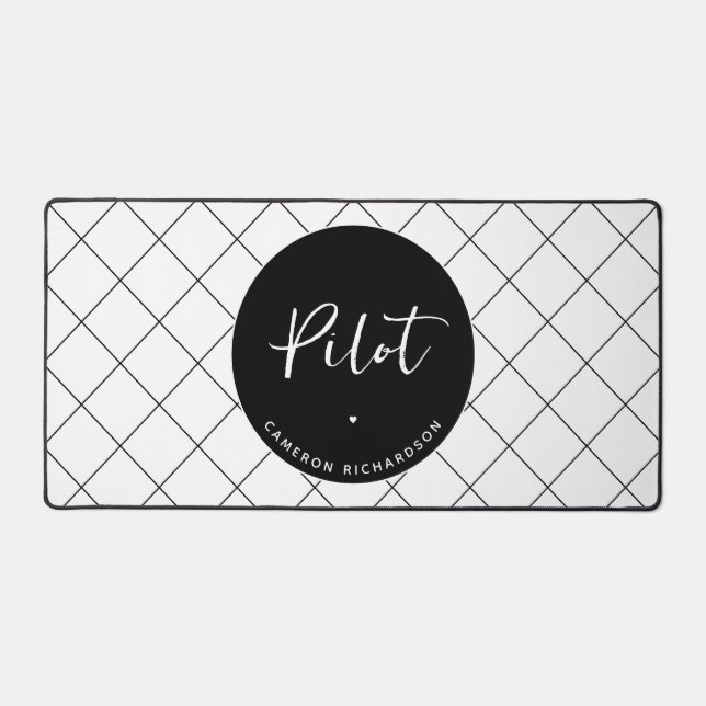 Diplôme d'études de pilotage sur mesure élégant (Recto)