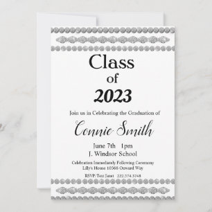 Diplôme en diamant, Classe de 2023 Invitation