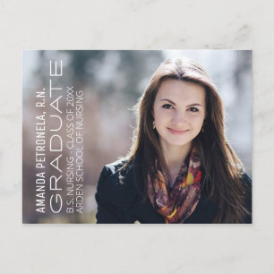 Diplôme en soins infirmiers - Carte de Faire-part 