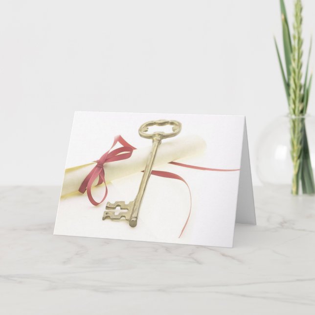 Diplôme et carte d'études clés (Devant)