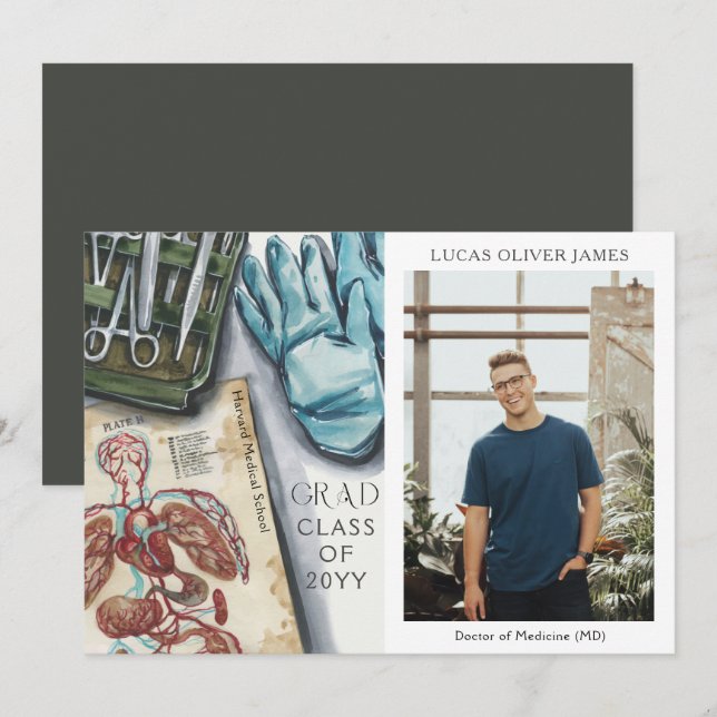 Diplôme Médecine médicale Médicale Santé (Devant / Derrière)