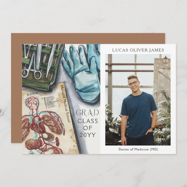 Diplôme Médecine médicale Médicale Santé (Devant / Derrière)