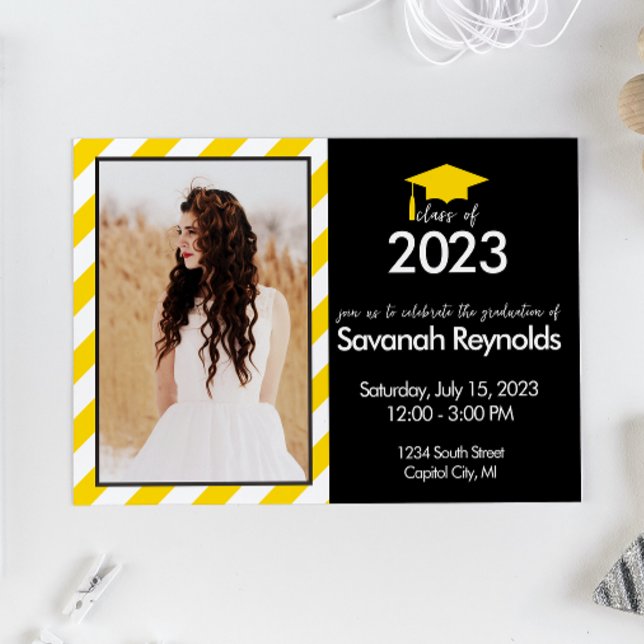 Diplôme Open House Invitation avec photo (Créateur téléchargé)