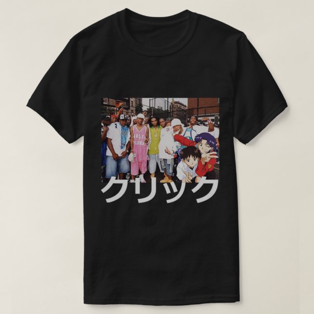 Dipset x Evangelion x Clique T-Shirt Essentiel (Design devant)