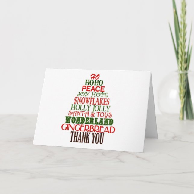 DIRE MERRY CHRISTMAS ENSEIGNANT ET CARTE DE REMERC (Devant)