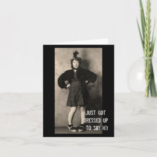 Dire photos des cartes de note de bonjour de