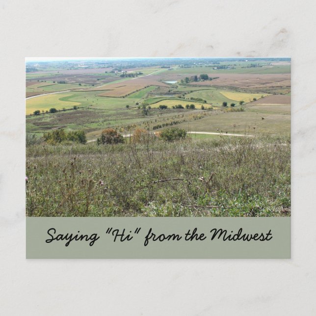 Dire "Salut" de la carte postale Midwest (Devant)