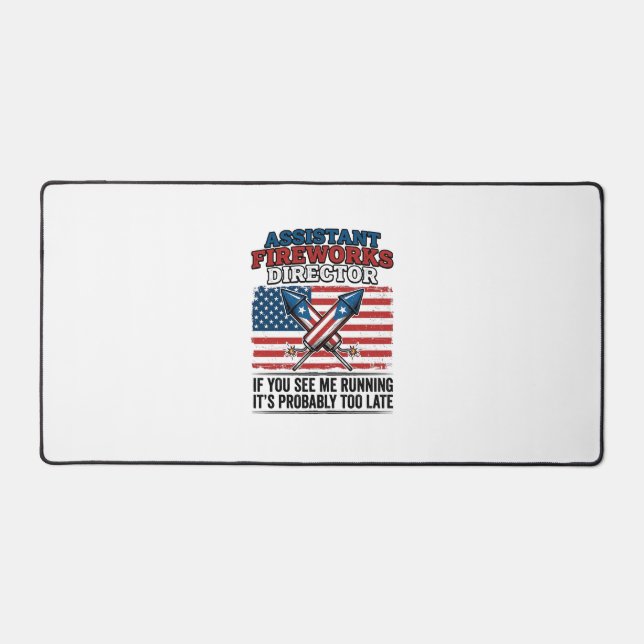 Directeur adjoint de feux d'artifice T-shirt drôle (Recto)