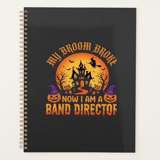Directeur de groupe de Halloween Balai de sorcière (Devant)