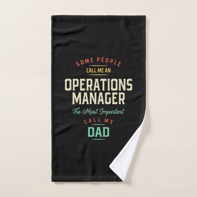Directeur des opérations et père (Serviette à main)