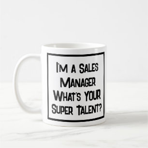 Directeur des ventes Super Talent. Café Mug