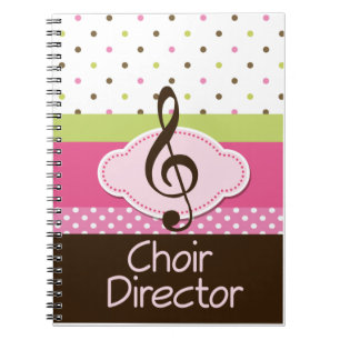 Directeur Gift Journal Notebook de choeur