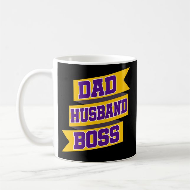 Directeur masculin drôle de tasse de café de (Gauche)