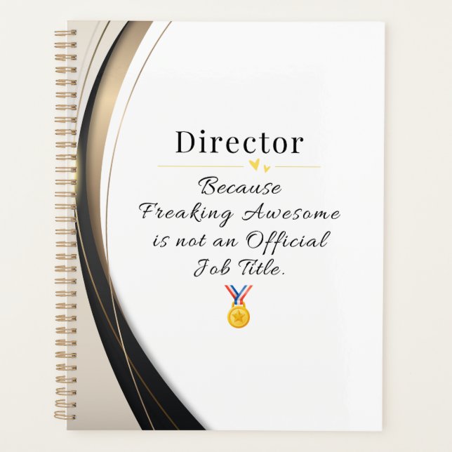 Directeur Planner - Freaking Awesome Job Title Cad (Devant)
