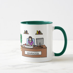 Directeur - tasse personnalisée de bande dessiné