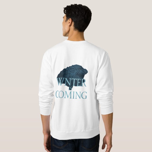 Direwolf Winter arrive Sweatshirt - Cool Graphi (Dos entier)