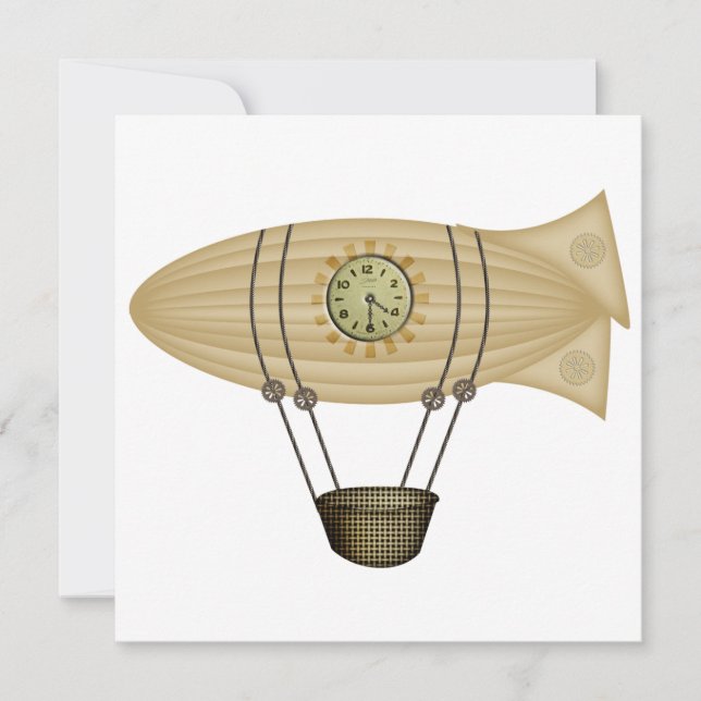 dirigeable zeppelin steampunk (Devant)