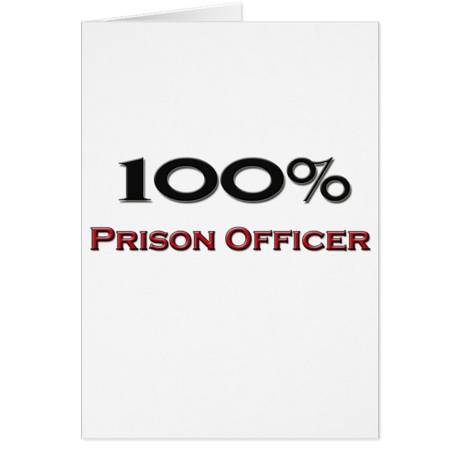 Dirigeant de prison de 100 pour cent (Devant)
