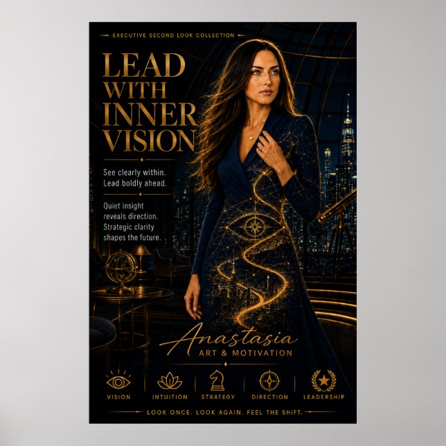 Diriger avec une vision intérieure – Affiche de le (Devant)