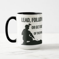 Dirigez, suivez ou sortez de la tasse de café