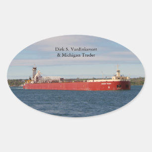 Dirk S. VanEnkevort & Michigan Trader sticker