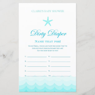 Dirty Diaper - Baby shower Jeu
