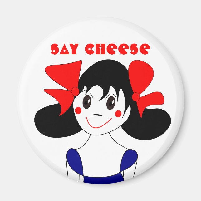 Dis Say Cheese Aimant (Devant)