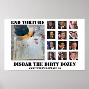 Disbar The Dirty Dozen Poster 20,00 $