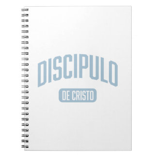 Disciple Carnet de spirale bleu clair espagnol