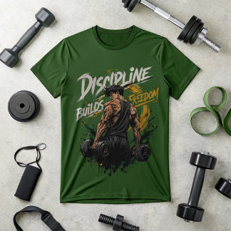 Discipline Construit un T-Shirt de Gym pour la Lib