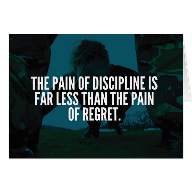 Discipline - Inspiration de l'entraînement (Devant horizontal)