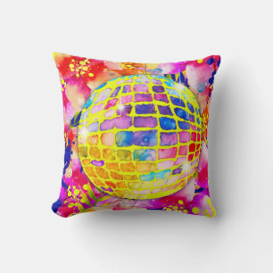 Disco Boogie Floral Coussin