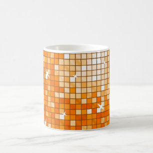 Disco Carreaux Orange tasse