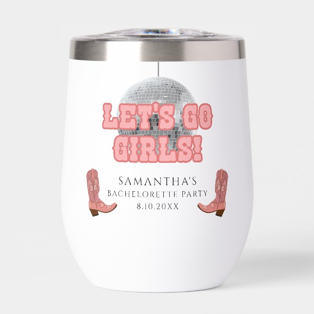 Disco Cowgirl Lets Go Girls Bachelorette Week-end (Avant)