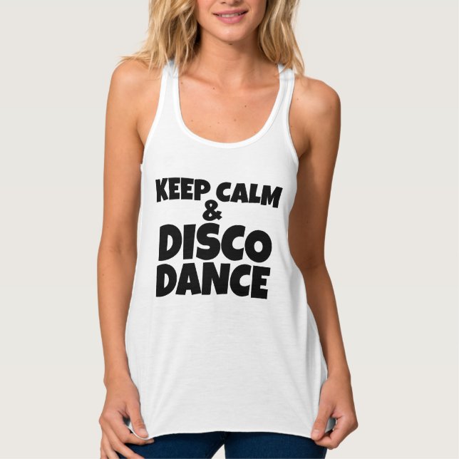 DISCO DANCE T-SHIRTS TEE - SHIRT DÉBARDEURS (Devant)