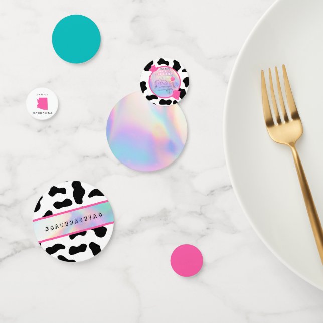 "Disco dans le désert" Bach Party Table Confetti (Groupe)