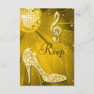 Disco Gold Ball Sparkles talons RSVP