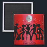 Disco Party Save the Date Magnet<br><div class="desc">Disco Party Save the Date Magnet</div>