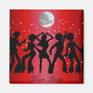 Disco Party Save the Date Magnet