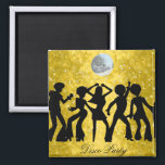 Disco Party Save the Date Magnet<br><div class="desc">Disco Party Save the Date Magnet</div>