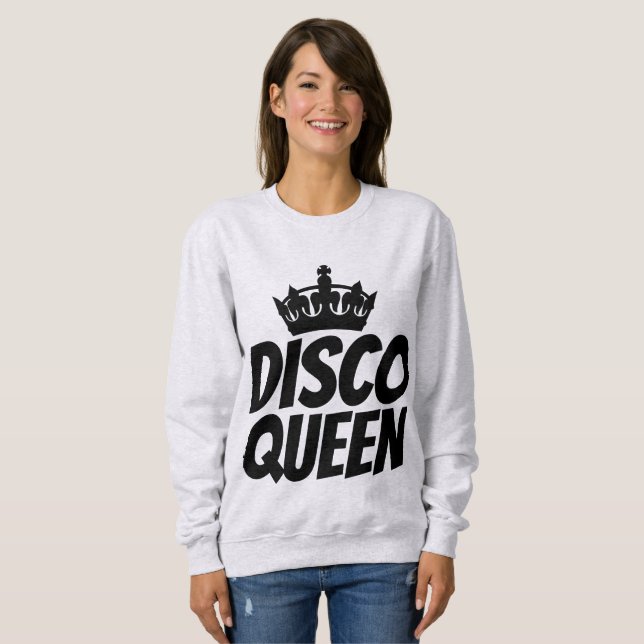 DISCO QUEEN T-shirts et Sweat - shirts à capuche V (Devant entier)