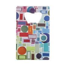 Disco Retro Mosaic des années 60 Collage Abstrait