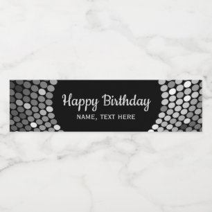 discothèque, les années 70 vintage, Étiquette bout