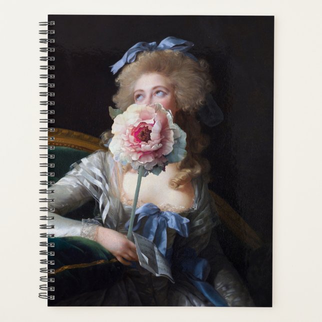 Discrète avec pivoine rose (Devant)