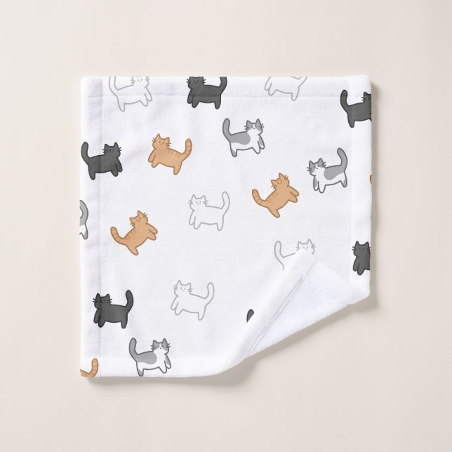 diseño de gatitos (Gant de toilette)