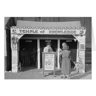 Diseur de bonne aventure de carnaval, 1938