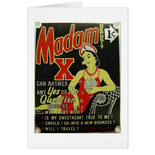 Diseur de bonne aventure vintage (Devant)